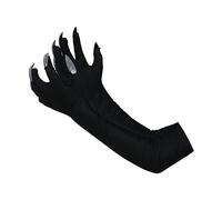 XINCHIA Halloween Animal Claw Gloves with Scary Long Colored Nails Cosplay Costume Paw Fingernails Gloves Handwear Elbow Length Creepy GhostHand Mittens Fancy Dress Carnival Party Costumes