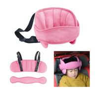 XINCHIA Kids Car Seat Travel Head Support Adjustable Toddler Headrest Support Band Head Strap Child Car Sleeping Pillow Neck Relief Pillow Soft Carseat Straps Cover for Car Plane Seat Travel Journey