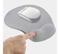 XINCHIA Mouse Pad with Wrist Support Ergonomic Mouse Mat Wrist Rest Cushion Support Comfortable Memory Foam Mouse Cushion Pad Anti-slip Silicone Wrist Rest Pad for Computer Laptop Working Gaming Home