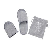XINCHIA Portable Travel Slippers Foldable Open Toes Sandals Non-Disposable Cotton Hotel Spa Slippers Guest Room Unisex Indoor House Floor Footwear Anti-skid Business Travel Trip Flight Shoes Footwear
