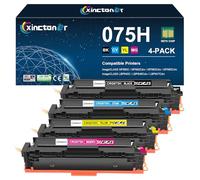 XINCTONER 075H Toner Cartridge High Yield Work for Canon MF663Cdw Toner | Replacement for Canon 075H Toner for Color imageCLASS MF662Cdw MF663Cdw MF665Cdw LBP646Cdw LBP647Cdw LBP640 Printer (4 Pack)