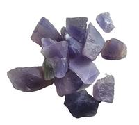XINCXIN Collectible Gravel Minerals,Home Collections 1PC Blue Fluorite Stone Crystals Gemstones Specimens Home Decor for Aquarium Decoration(Dark Purple)