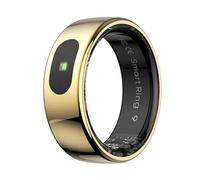 XINDADA Qring Smart Ring R08 Women's Men Remote Control Electronic Monitor Body Temperature Sleep Tracker Fitness For Iphone IOS 2025 (R08 Golden,13)