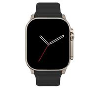 XINDADA Smartwatch 2025 HK10 ULTRA 3 MAX 49mm HD AMOLED 4G ROM Bluetooth Call Network Chat Robot Clock NFC Compass Smart Watch Men Women (Black)