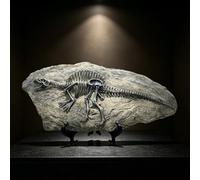 XINDAM Resin Spinosaurus Dinosaur Fossil Statue Model Simulated Skeleton Home Office Display Decorative Craft Box Decoration (Style 8)