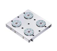 XINDIAN Three Axis Four Axis High Precision Pneumatic Zero Point Quick Replacement Fixture CNC Batch Part Processing Chuck Bridge Plate, Customizable. (K20.3-C4)