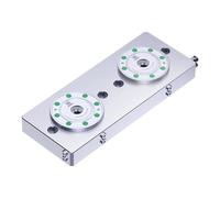 XINDIAN Three Axis Four Axis High Precision Pneumatic Zero Point Quick Replacement Fixture CNC Batch Part Processing Chuck Bridge Plate, Customizable. (K20.3-C2)