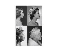 XINDIMAMA Queen Elizabeth II Young Poters Posters Wall Art Painting Canvas Prints Decor Poster Artworks 12x18inch(30x45cm)