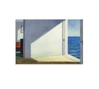 XINDIMAMA Rooms By The Sea by Edward Hopper Poster Painting Canvas Wall Art Living Room Posters Painting 24x36inch(60x90cm)