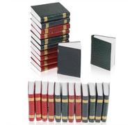 Xindojuz 12 PCS Miniature Books, 1:12 Scale Miniatures Dollhouse Books Assorted Colors Mini Brands Book for Crafts Tiny Doll House Model Decoration Accessories Gifts for Bedroom Study Room Supplies
