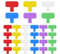 Xindojuz 30 PCS Cable Labels Tags Write on Cord Labels, Name Tags for Charging Cables, Reusable Wire Tag Markers for Computers Cables Management and Identification (6 Colors)