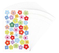 Xindojuz 780 PCS Flower Stickers, 20 Sheets Small Stickers for Kids Rewards Boho Cute Mini Self-Adhesive Pastel Sticker for Scrapbooking Water Bottle, Laptop, Car, Cellphone Case, Arts & Craft