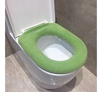 XINDUO Cover Pads Soft and Warm Toilet Seat Cushion,Universal thick plush toilet seat-green,Soft Washable Toilet Seat Cover Cushion