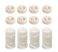 XineYuor Loofah Sponge, 20 Pieces Natural Loofah Sponge Soap Cushion, Soap Dish, Sponge Soap Tray, 100% Loofah Sponge, Soap Dish Loofah Soap for Shower, Bathroom, Kitchen, Worktop
