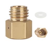 XineYuor Quooker CO2 Adapter, TR21-4 to TR21-3 Adapter for Quooker Cube Tank, Compatible with Sprudelux CO2 Bottle, Made of Brass (Pack of 1)