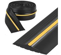 XINFAPAI Garage Door Bottom Threshold Seal Strip, Universal Rubber DIY Bottom Floor Threshold Seal, Weatherproofing Weather Stripping Replacement,3m