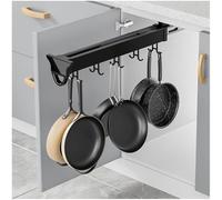 XINFAPAI Pull Out Broom Holder, Multifunctional Slide Broom And Mop Organizer/Storage, Hanging Garage Storage Rack for Kitchen/Closet/Home/Cupboard/Wardrobe,16.17 in
