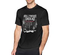 xinfeng Hollywood Undead Herren klassisches T-Shirt Schwarz-BlackM
