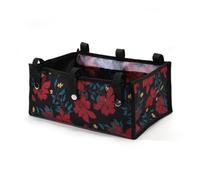 XINFULLWOL Walker Bag, Under Seat Storage Bag, Folding Walker Accessories, Accessory Bags for Seniors, Underseat Replacement, Medical Basket (zijinghua, Large)