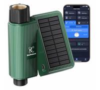 XinFuture Smart WiFi Solar Sprinkler Timer, Water Timer Rechargeable with Rain Delay, Manual& Automatic Watering System for Garden Hose Faucet, App& Voice Control, Outdoor Irrigation Controller