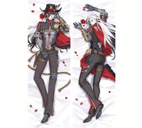 Xingbiyou Anime Dakimakura 50x150cm Honkai: Star Rail Boothill Body Pillow Cover Case Double-Sided Print (A)