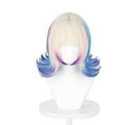 Xingbiyou Wednesday Enid Sinclair Wavy Short Bob Wig Halloween Costume Props