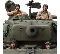 XINGCHANG 1/16 U.S. Tank Crew Include 4 Man Resin Model Miniature Figure Unassembly Unpainted