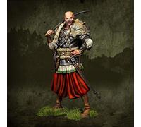 XINGCHANG 1/24 75Mm Cossack Man Stand Warrior With Base 75Mm Resin Figure Model Kits Miniature Gk Unassembly Unpainted