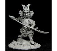 XINGCHANG 1/35 40Mm Ancient Man Samurai Resin Figure Model Miniature Gk Unassembly Unpainted