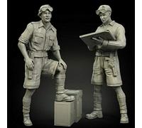 XINGCHANG 1/35 Ancient British Officers North Set Include 2 Resin Figure Model Kits Miniature Gk Unassembly Unpainted