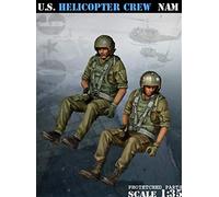 XINGCHANG Assembly Unpainted Scale 1/35 -U.S. Helicopter Crew 'Nam - 2 Figures Figure Historical Resin Model Miniature Kit