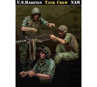 XINGCHANG Assembly Unpainted Scale 1/35 U.S. Marines Tank Crew Soldier Figure Historical Resin Model