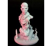 XINGCHANG Resin Model Figure Kits 1/10 Ancient Fantasy Warrior Man Bust Resin Figure Model Kits Miniature Gk Unassembly Unpainted