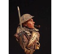 XINGCHANG Resin Model Figure Kits assembly Unpainted Scale 1/10 Ancient Man Bust Figure Historical Resin Model