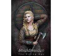 XINGCHANG Resin Model Figure Kits resin Assembly Kits 1/10 Shieldmaiden, The Viking Age Bust Unpainted Kit Resin Model