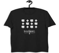 XINGCHEN BAG Little Nightmares Ii - Mono & Six T-Shirt Black Black XXL