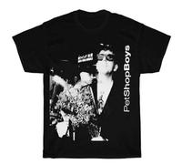 XINGCHEN BAG Petshop Boys Tshirt New Wave Black Black XL
