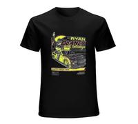 XINGCHEN BAG Ryan Blaney Men's Cotton Shirt Black M