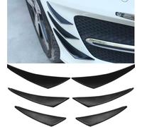 XINGCI 6Pcs Front Bumper Lip Spoiler Canards for Nissan Frontier 1997-2025, Car Front Bumper Fin Splitter Wing Trim Kit ABS Plastic Aerodynamic Air Knife