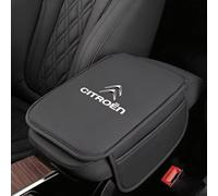 XINGCI Car Armrest Box Pad for Citroen C5 Aircross Live Pack 2017-2025, Leather Centre Console Cover Waterproof Arm Rest Protector with Storage Pockets