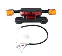 XinGeeek Electrical Motorbike Tail Light,12V Electric Scooter Brake Light and Turn Signal for Ebike Accessories Night Riding Brake Lamp