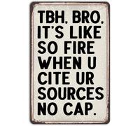 XingFox English Classroom Decor Tin Sign Funny English Teacher Gifts And Women Retro Grammar Classroom Wall Sign Writing Study Decor For High School And Middle School Gift 8x12 Inch