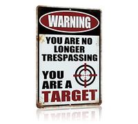 XingFox Funny Weed Decor VintageMetal Tin Signs Man Cave Stoner Room Wall Decor Gifts/Stuff es WARNING Behind This Door I May Be GETTING HIGH - Enter At Yor Own Risk 8x12 Inch