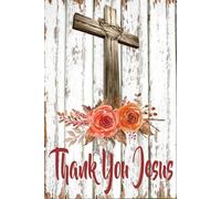 XingFox Thank You Jesus Vintage Metal Aluminum Tin Sign Door Signs Exterior Home Cave Garage Bar Country Poster Club Wall Plaque Decoration 8x12 Inch