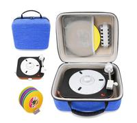 XINGFUDAO Hard Carrying Case Compatible with Fisher-Price Rockin Turntables Travel Storage Bag for Fisher-Price Musical Toys, Scratch Resistant and Easy to Clean Blue