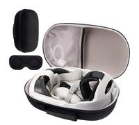 XINGFUDAO Hard Carrying Case Compatible with Meta Quest 3/Quest 3S(with Elite Strap), Waterproof and Shockproof Portable Bag with Mesh Pocket for Accessories, Black