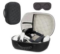 XINGFUDAO Large Carrying Case for Meta Quest 3/Quest 3S, Travel Case for Bobovr S3 Pro/M3 Pro/Kiwi Design/Maecker Battery Headstrap and Accessories