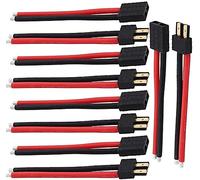 Xingkang 5 Pairs RC Lipo Battery Plug Socket Adapter Cable for TRX Traxxas RC Car Lipo Battery