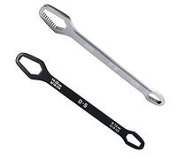 Xingkang Double-sided universal key, double-sided multifunctional universal key, 8 mm - 22 mm, various specifications for removing the set screw nuts (2 pieces)