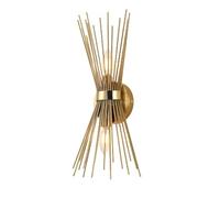 XINGLANT Postmodern Minimalist Iron Wire Wall Lamp Creative Decorative Light for Living Room Background Wall Nordic Style Bedside Lighting Fixture
